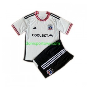 Koszulka Colo-Colo Dziecięcy Domowe Koszulki Piłkarskie 2023 Krótki Rękaw